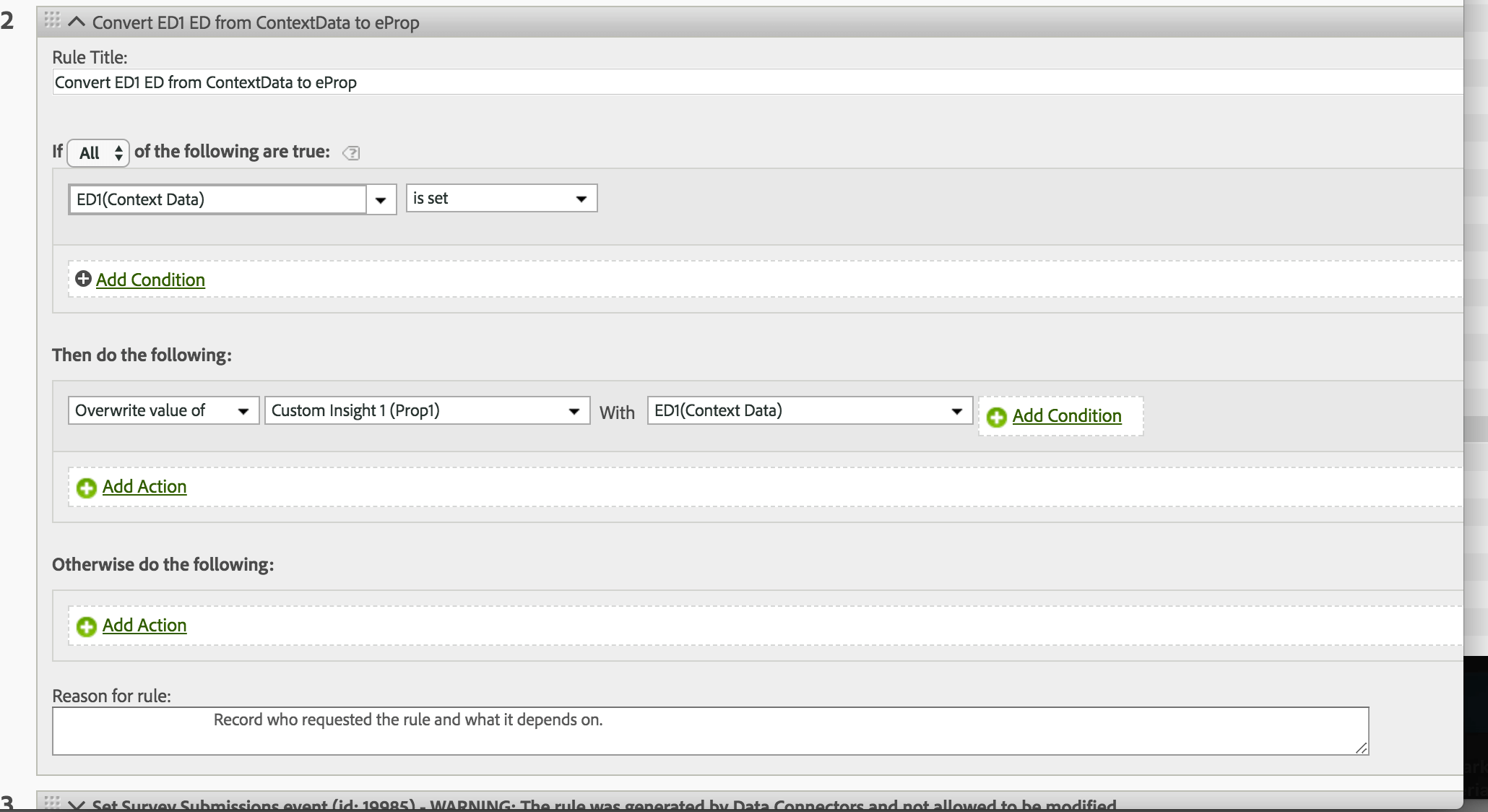 Adobe Analytics window