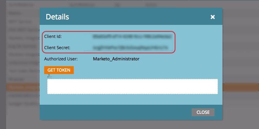 Client ID and Client Secret