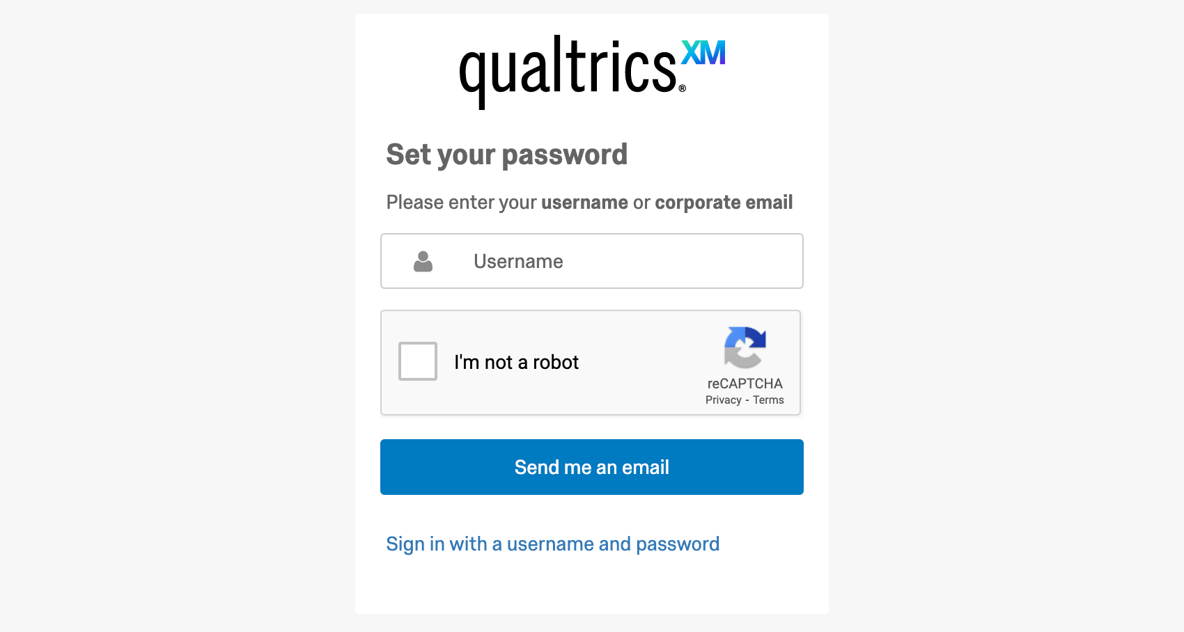 entering your username on the "forgot your password?" page