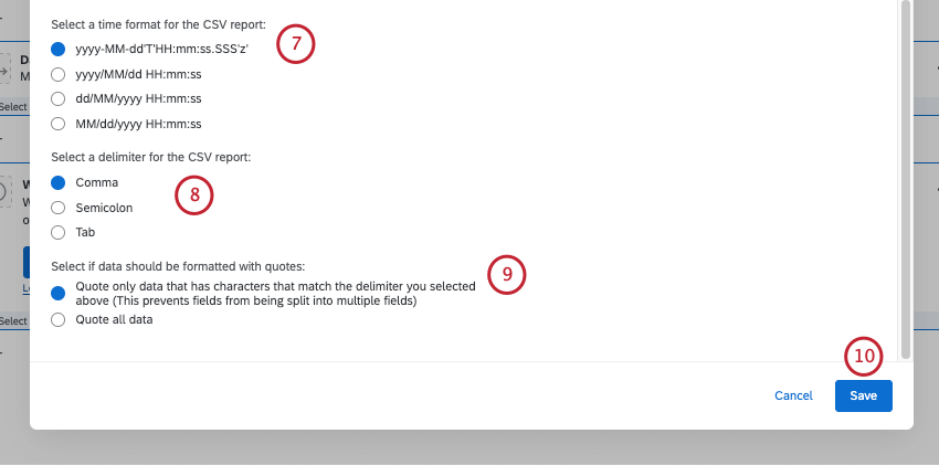 choosing file formatting