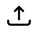 Icon looks like a standard upload icon, an upward arrow over a container