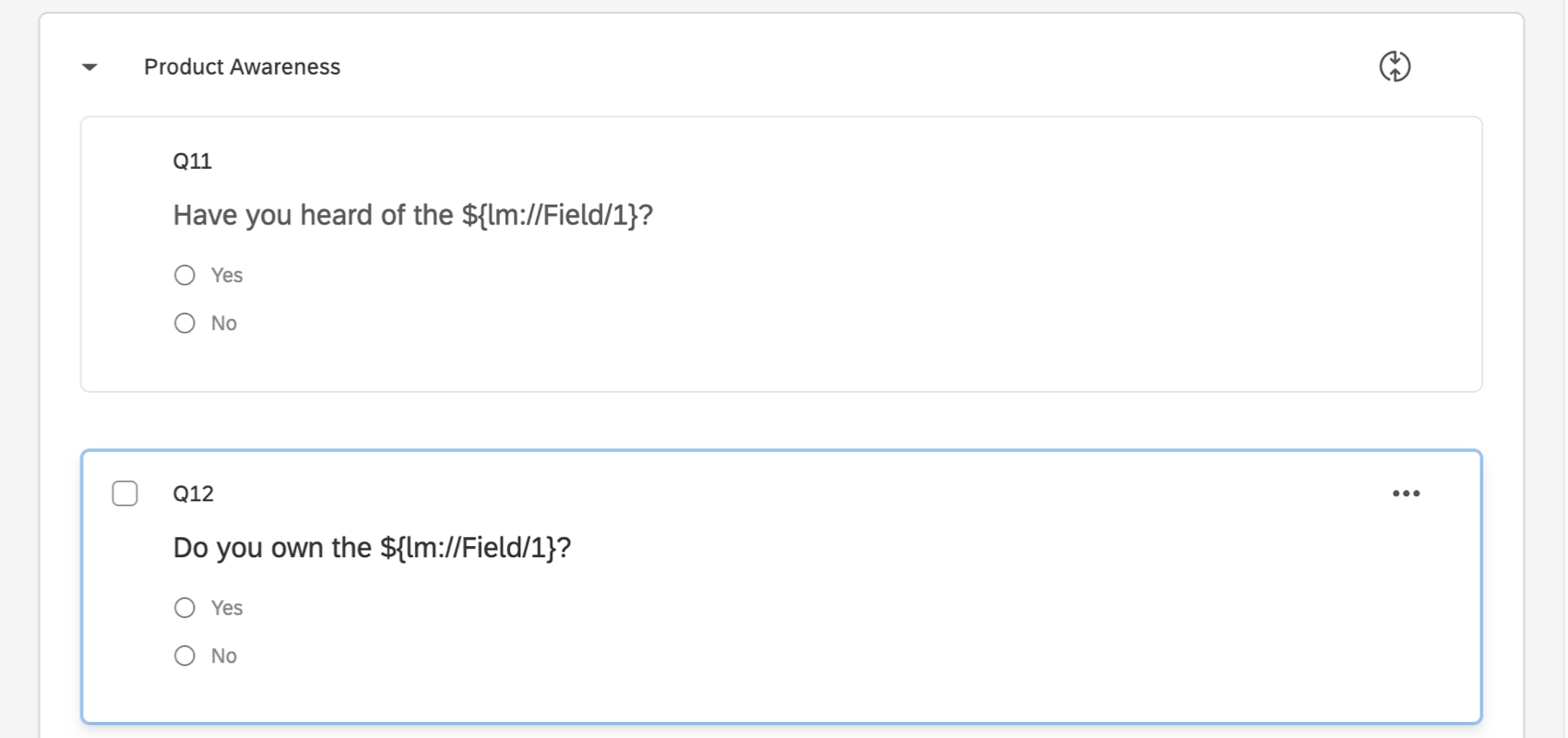 Questions with Field Piped Text in them