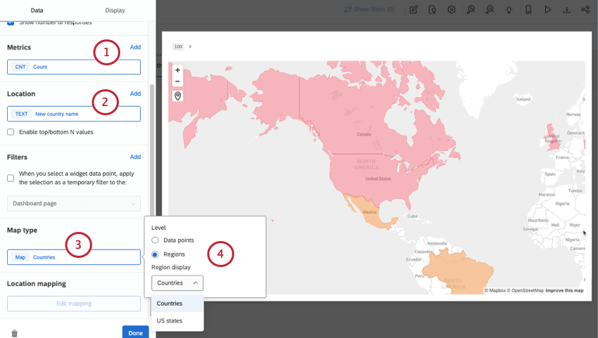 setting up a map widget