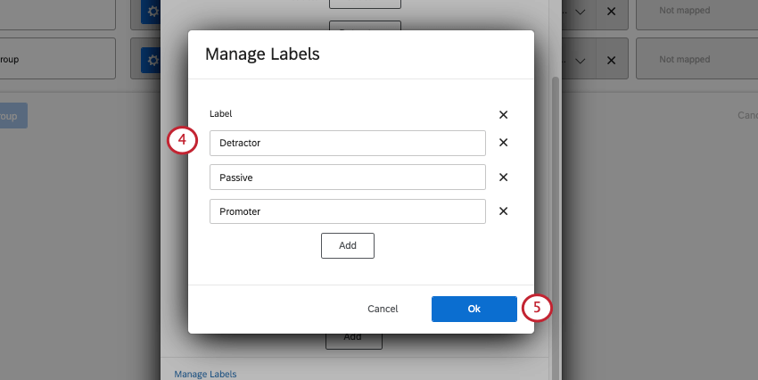Manage Labels