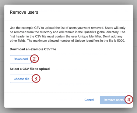 remove users