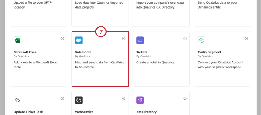 choosing the salesforce task