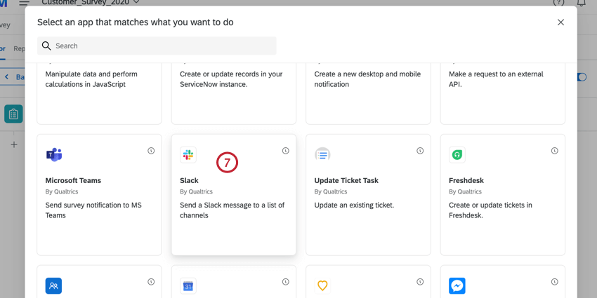 choosing the slack task